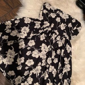 Black Floral Summer Dress